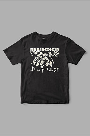 Rammstein Du Hast Baskılı Tişört