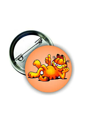 Garfield Cat Buton Rozet