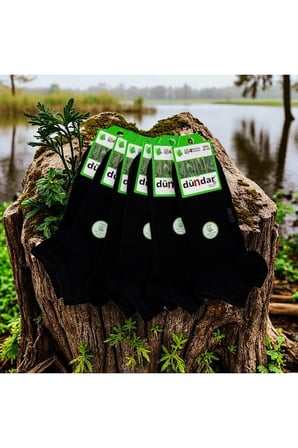 Erkek Bambu Dikişsiz Kokulu Patik Çorap Karışık Renk 6’lı