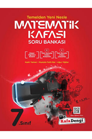 Kafadengi Yayınları 7.sınıf Matematik Kafası Soru Bankası (tümü Video Çözümlü)