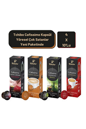 Cafissimo Kapsül Yöresel Ve   Karma Yeni Paketinde 4x10