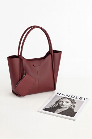 Lüks Büyük Kapasiteli Suni Deri Omuz Çantası