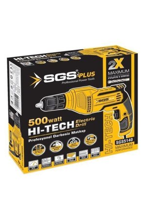 2 Yıl Sgs 5140 Darbesiz Matkap 500 W Anahtarsız 24 Volt 0 - 250 Watt Kablolu Darbesiz