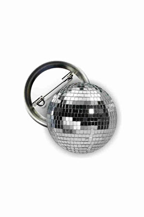 Disko Topu Y2K Grunge Style Buton Rozet