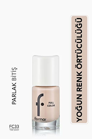 Yoğun Pigmentli Parlak Oje-full Color Nail Enamel- Fc33 Tıme Saver-8690604313235