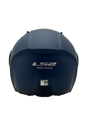 AIRFLOW 2 MAT NAVY MAVİ KASK GÖKKUŞAĞI CAM