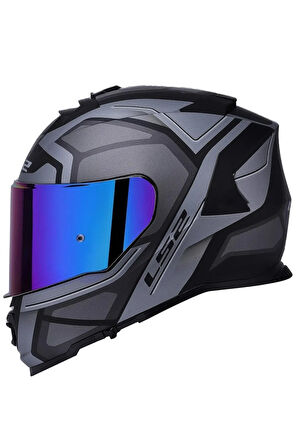 Storm 2 Faster Tıtanıum Fullface Motosiklet Kaskı Gökkuşağı Camlı