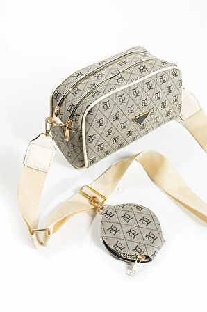 Kadın Çapraz Ayarlanabilir 2 Bölmeli  Askılı Çanta