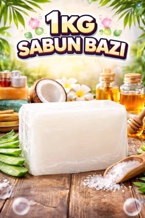 Şeffaf Gliserinli Sabun Bazı ON KG Kolay Erir Yüksek Nemlendirme Doğal Sabun Yapımı Premium Kalite