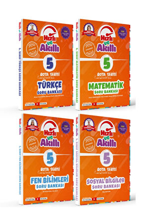 5. Sınıf (TAM SET 4 KİTAP) Türkçe Matematik Fen Bilim. Sosyal Bilg. Soru Bankası