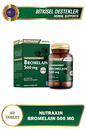 Nutraxin Bromelain 60 Kapsül