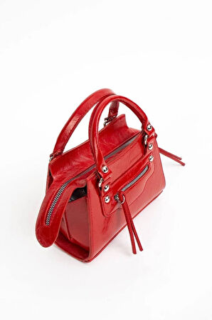 Kadın mini el ve omuz çantası şık tasarımlı çapraz çanta