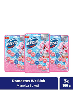 Domestos Tuvalet Bloğu Manolya Buketi 3 x 100 G