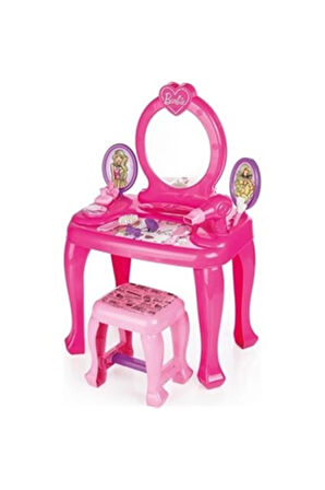 Dolu 1609 Oyuncak Ayaklı Makyaj Masası Ve Sandalye Seti Aksesuarları