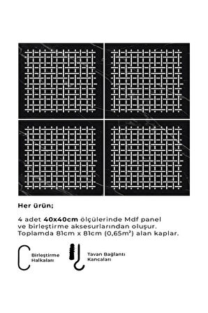 Lazer Kesim Sarkıt Paravan, Ahşap Seperatör, Panel Levha Seti Dekorasyon  Oda Bölücü çizgi desenli