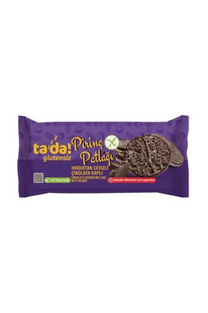 Glutensiz Hindistan Cevizli Çikolata Kaplı Pirinç Patlağı 78 gram - Yerli Sağlıklı Beslenme