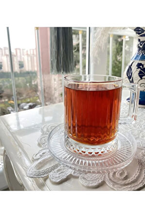 6 Kişilik 12 Parça Çay Kahve Fincan Takımı - Elysia Model İthal