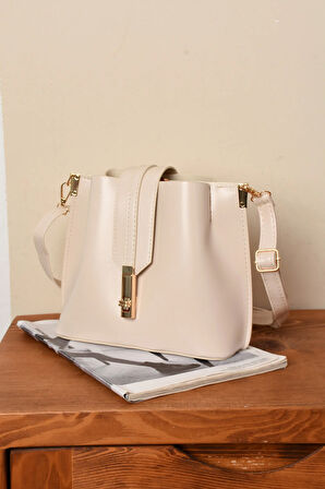 Kadın 3 Bölmeli Elden Tutmalı Omuzdan Asmalı Kaliteli Çanta