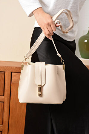 Kadın 3 Bölmeli Elden Tutmalı Omuzdan Asmalı Kaliteli Çanta