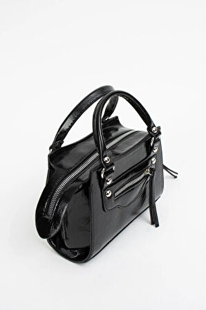 Kadın mini el ve omuz çantası şık tasarımlı çapraz çanta