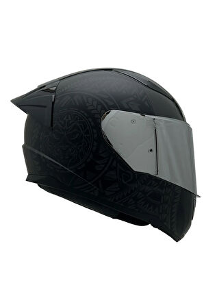 RAPID 2 SPOX GRİ-KIRMIZI KASK ŞEFFAF KASK CAMI HEDİYELİ