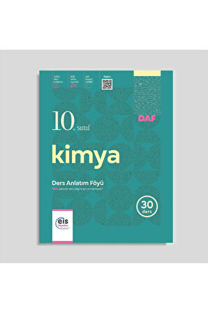 Eis 10.Sınıf Kimya DAF - 2025-2026