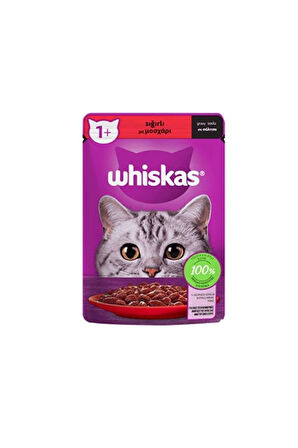 Whiskas Sığır 5 Adet Tavuk 5 Adet Somon 5 Adet Ton Balıklı 5 Adet Kuzulu 4 Adet Karışık Yaş Kedi Ma