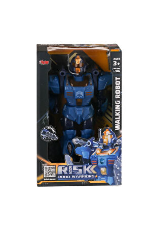 DF-6051 Işıklı ve Müzikli Roket Atan Robot- Vardem Oyuncak