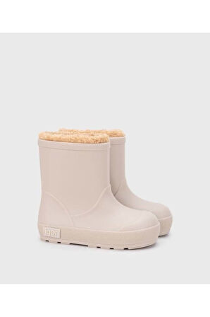 Yogi Borreguito İçi Kürklü Unisex Çocuk Yağmur Çizmesi BEJ
