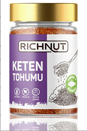 RİCHNUT Keten Tohumu Tane (Glütensiz) 210 GR 