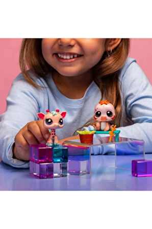 Minişler 2’li Figür Seti S2 - Zürafa Ve Tembel Hayvan 00586