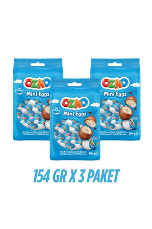 Şölen Ozmo Mini Eggs Yumurta Çikolata 154 G 3 lü Paket