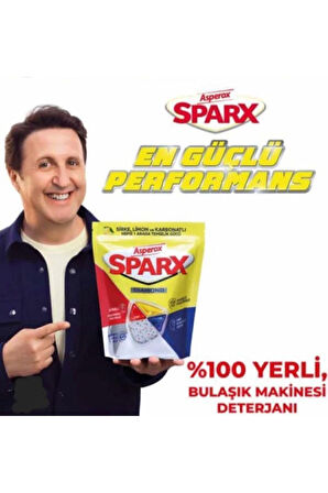 Asperox Sparx Bulaşık Makinesi Tableti 30'lu 6 Adet