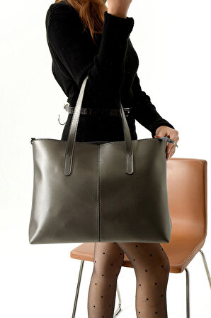 Kadın Omuz Çantası Klasik Sade Şık Tasarım