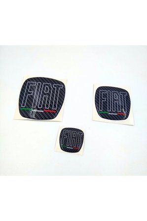 Fıat Egea (HATCHBACK) Uyumlu Italy Logo Set (3'LÜ)