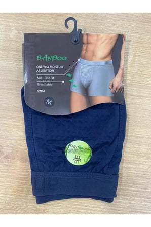 3'lü Paket Erkek Bambu Boxer