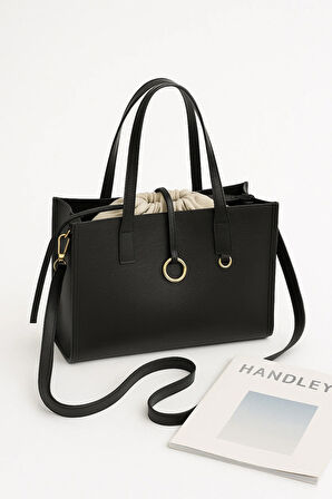 Luxe Halo Bag – Halkalı Omuz & Çapraz Çanta