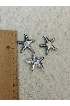 tasarım yıldız desen metal düğme