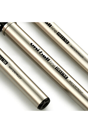 uni-ball deluxe roller 3 lü (2 adet mavi +1 adet siyah)