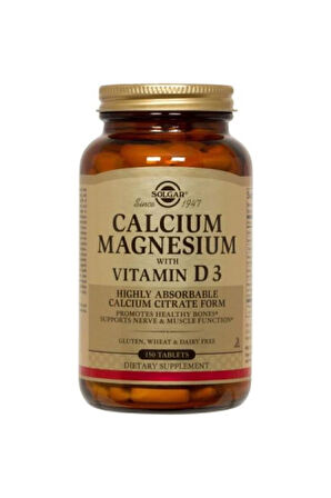 Calcium Magnesium Vitamin D3 150 Tablet -