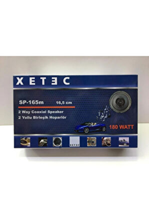 Sp-165m 16 Cm 180 Watt Hoparlör Nedium Mıknatıs