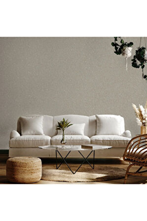 Dante Seri Klasik Düz Desenli Duvar Kağıdı 1410-5 : Gri