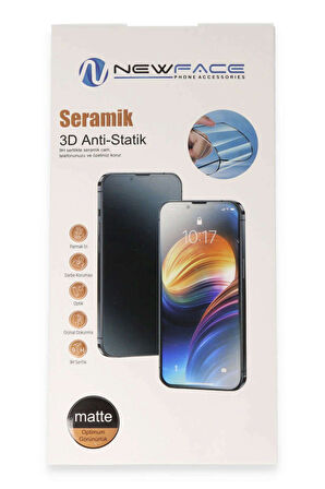 Samsung Galaxy A14 4G 3D Antistatik Mat Seramik Nano Ekran Koruyucu 240090