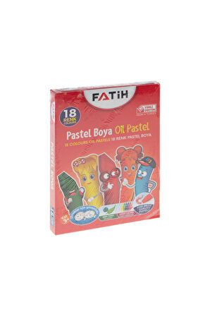 Pastel Boya 18 Renk Karton Kutu 50330/F 3307