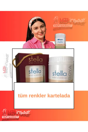 Stella Su Bazlı Akrilik Boya Füme