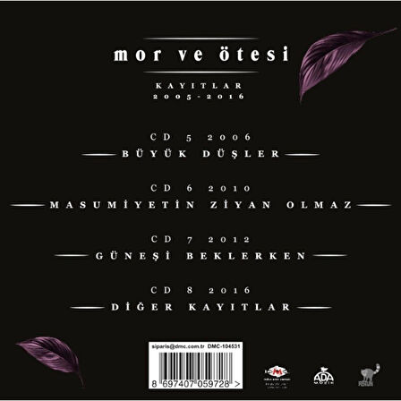 Mor ve Ötesi  Kayıtlar 2005 2016 - 4 CD