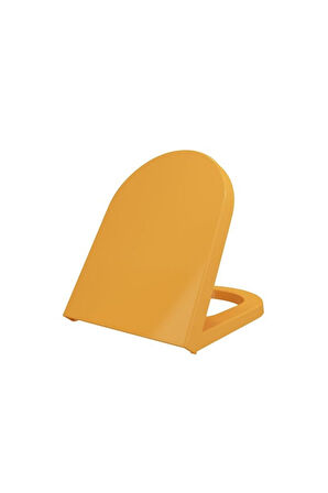 Tutti S Soft Close Klozet Kapağı Parlak Mandalina Sarısı A0312-021