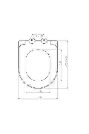 Tutti S Soft Close Klozet Kapağı Parlak Mandalina Sarısı A0312-021
