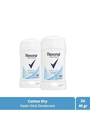 Rexona Motion Sense Kadın Stick Deodorant Cotton Dry 48 Saat Koruma 40 g X 2 Adet