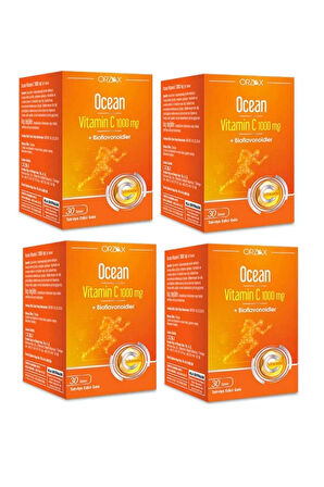 Ocean Vitamin C 1000 Mg 30 Tablet (4lü)